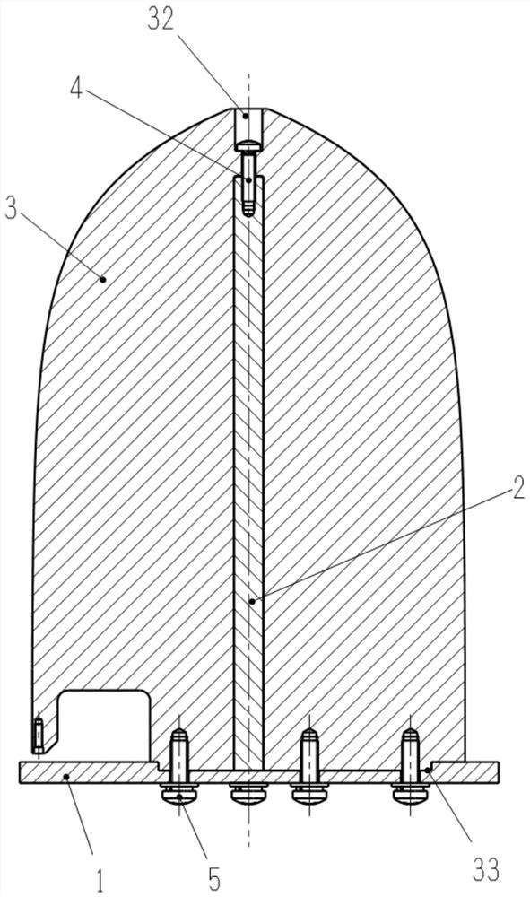 Orthogonal dual-polarized metal slot antenna array structure and antenna array containing the structure