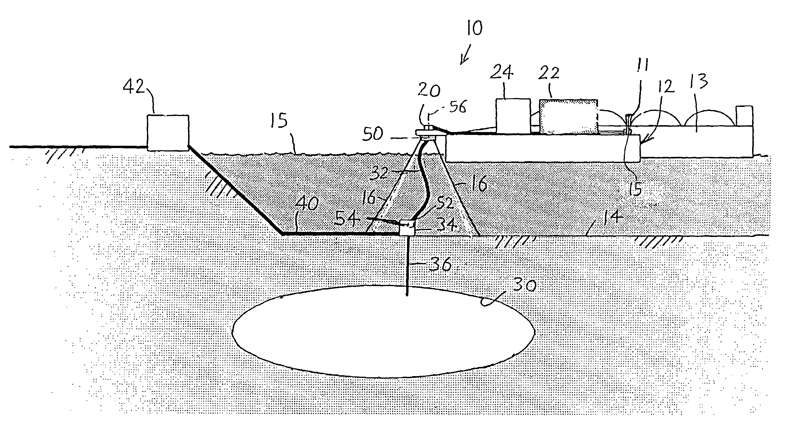 Gas offloading system