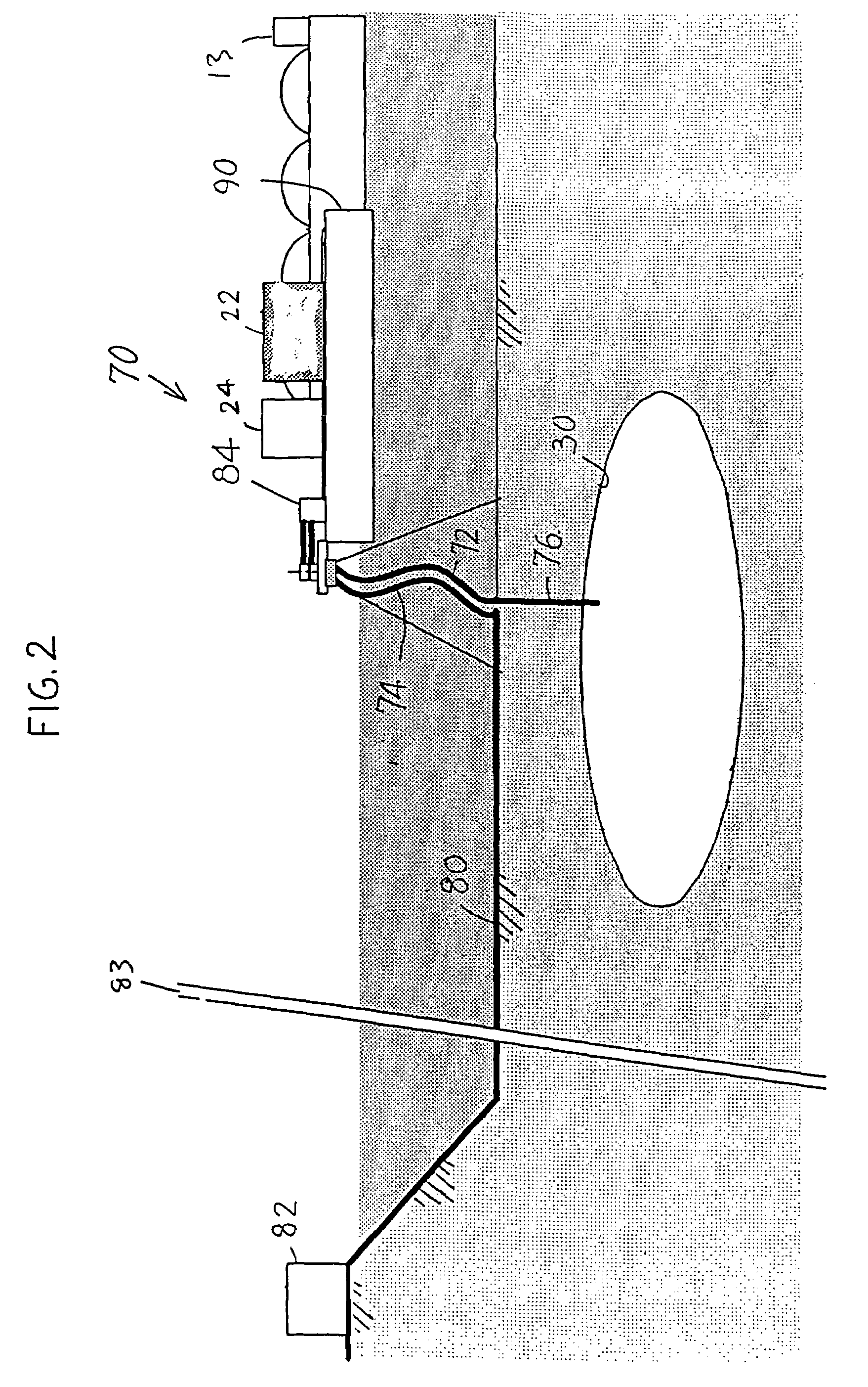 Gas offloading system