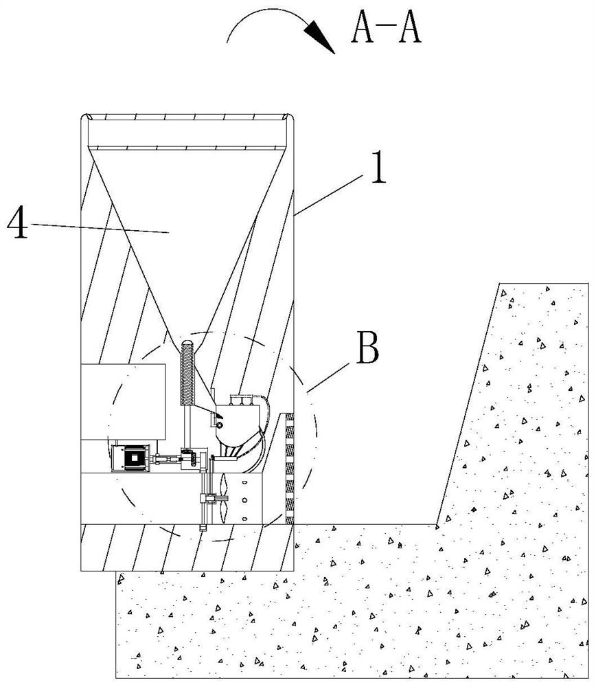 Mechanical irrigation device for agricultural production