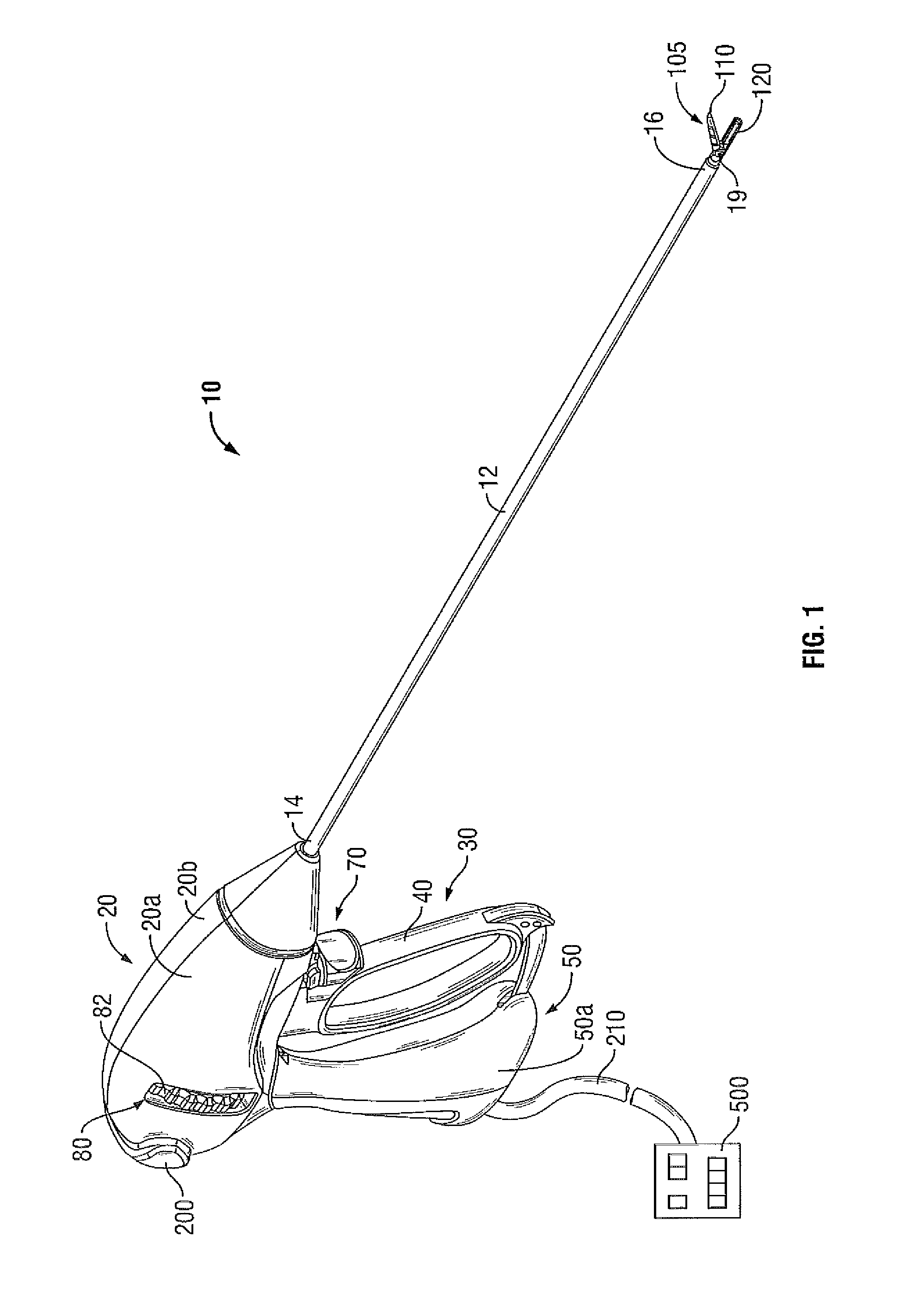 Method and apparatus for vascular tissue sealing with reduced energy consumption