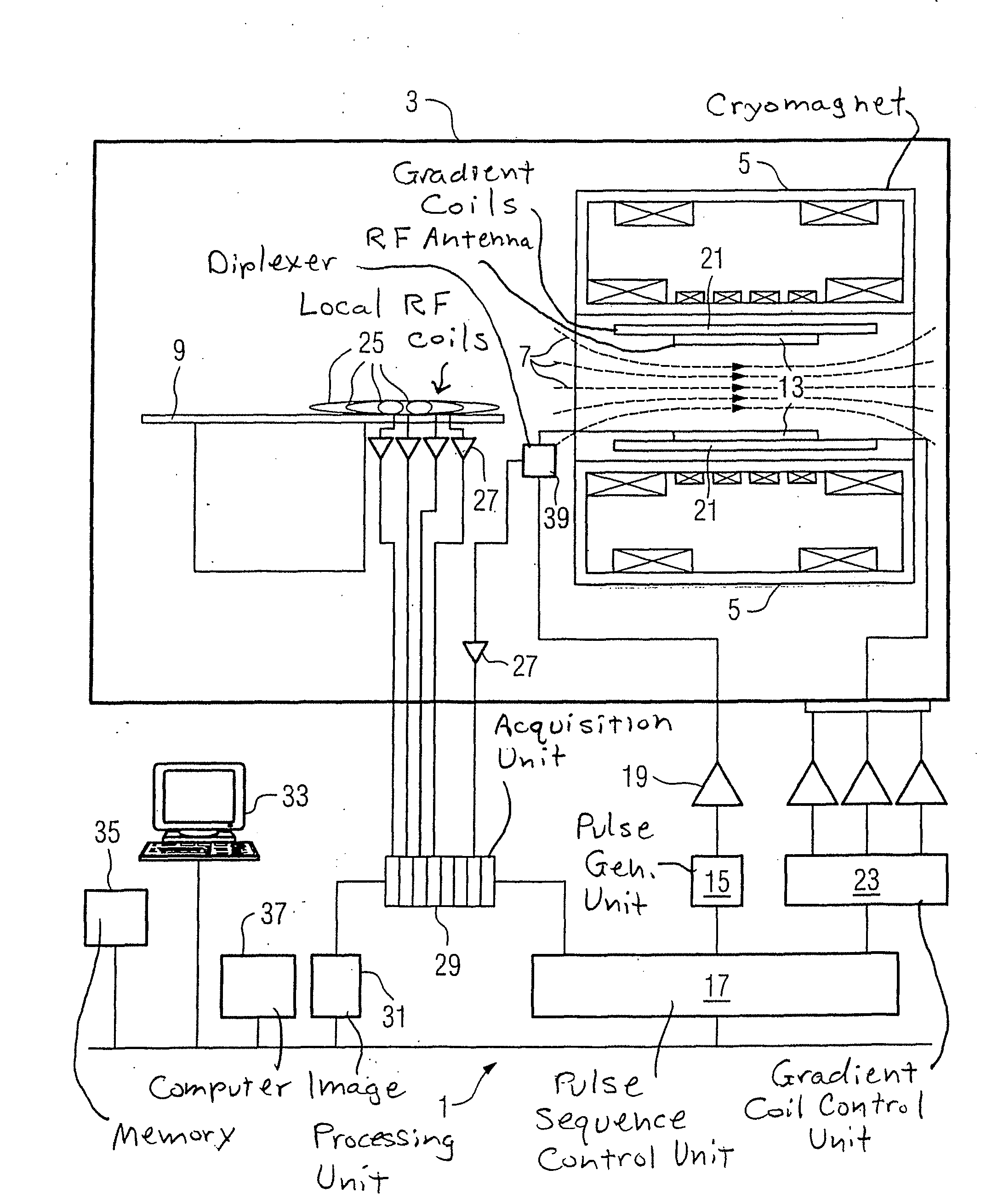 Magnetic resonance method and apparatus to determine k-space positions for modeling radio-frequency pulses