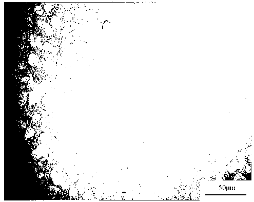 Method for preparing aluminum-yttrium intermediate alloy by using high intensity ultrasonic