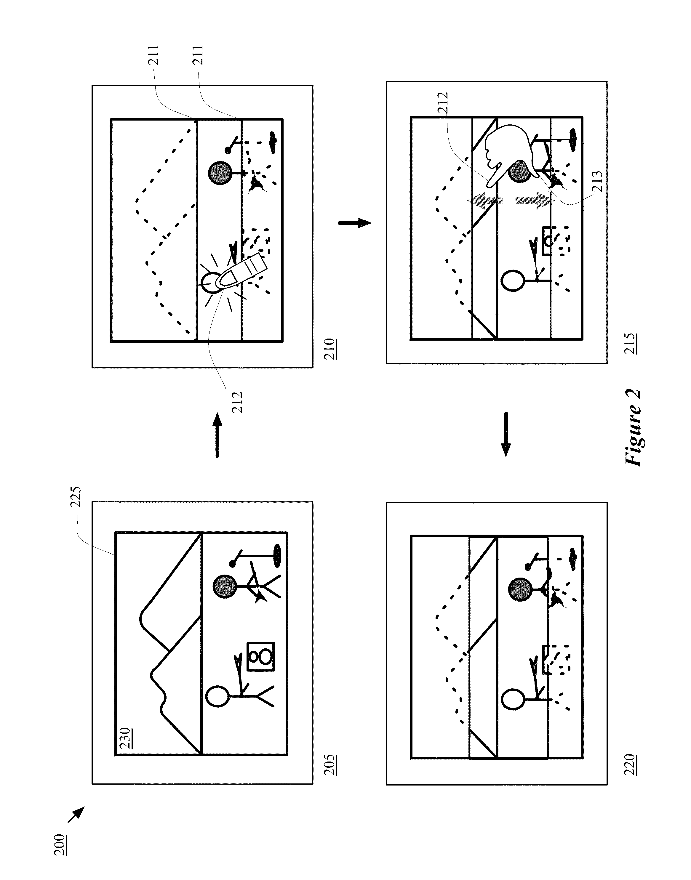 User interface tools for selectively applying effects to image