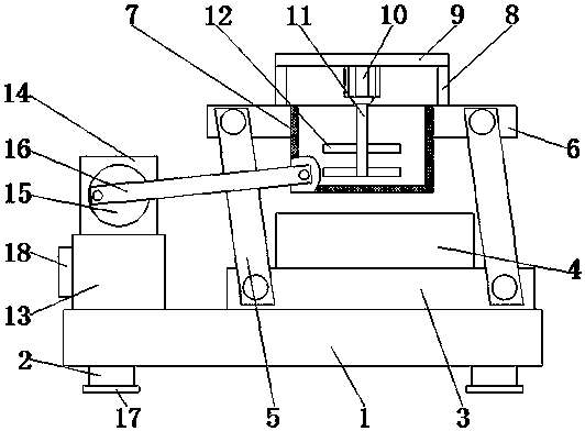 Soil screening device with automatic soil screening function