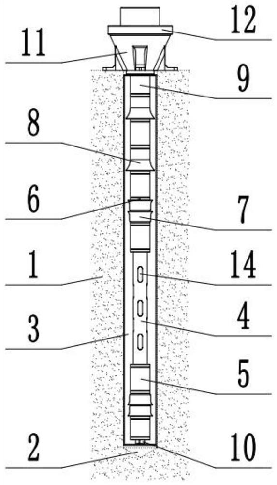 Sleeve valve pipe grouting device and method based on elastic films