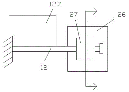 Installation component provided with roller groove and used for LED display device