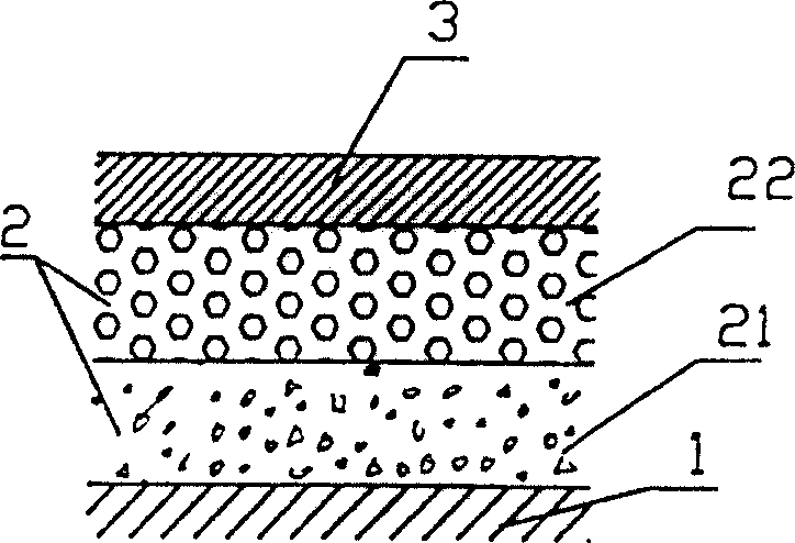 Liquid curing agent for making road and its production process