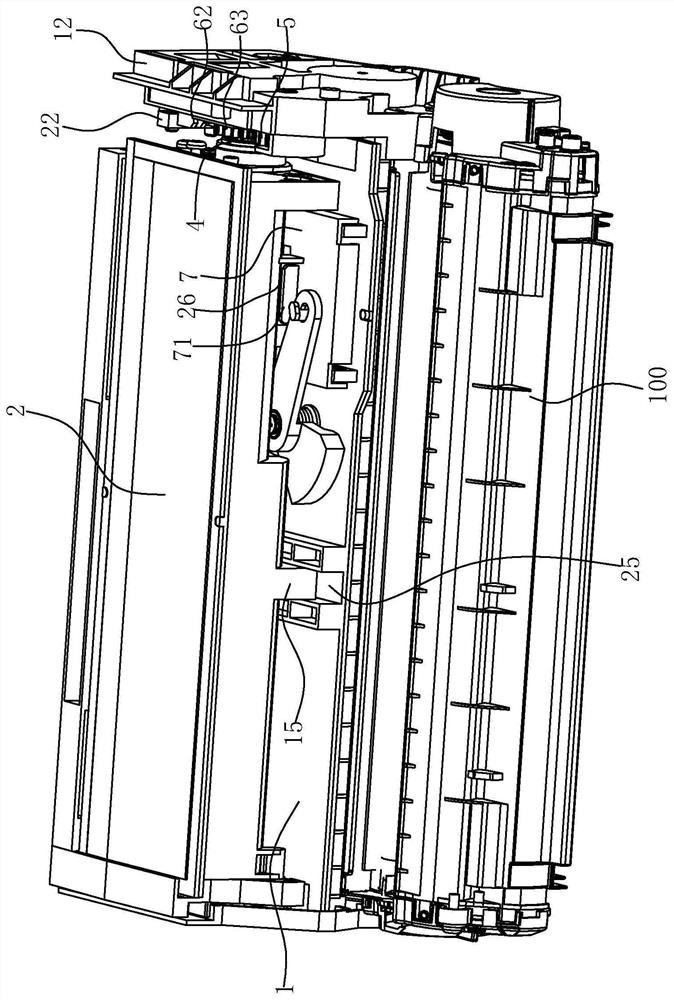 Assembling structure of split type toner cartridge