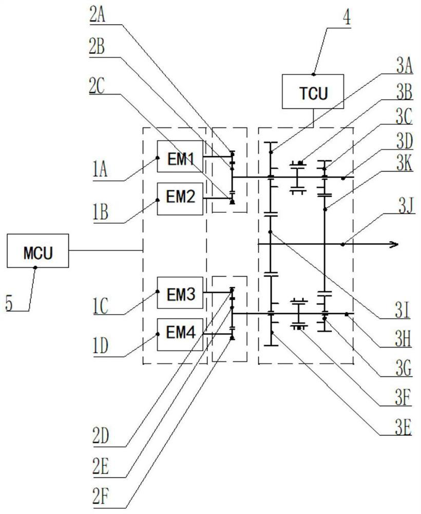 Driving device and vehicle