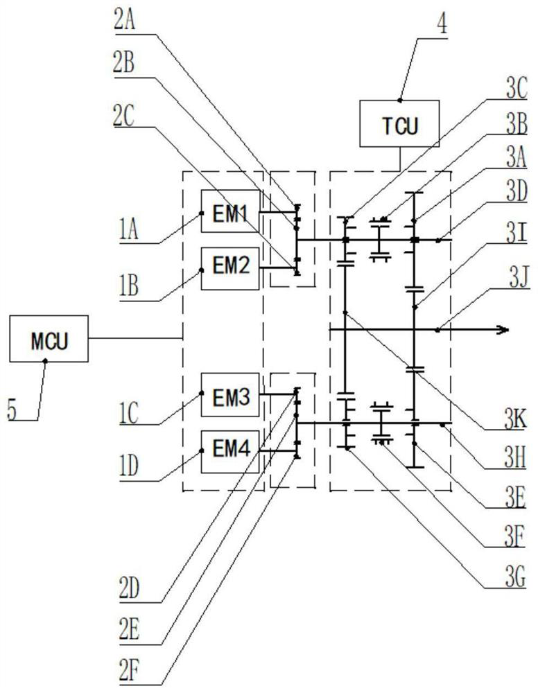 Driving device and vehicle