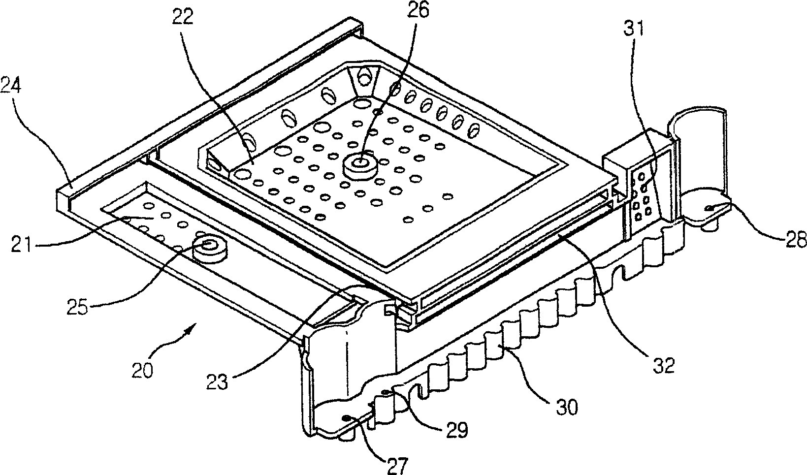 Detergent injection device for washing machine