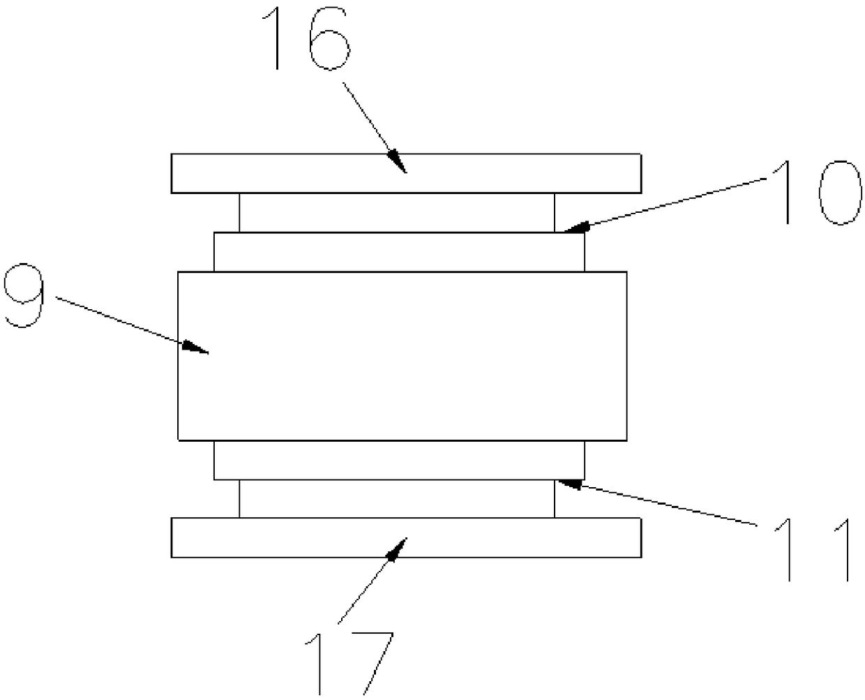 Stable control device of unmanned aerial vehicle frame