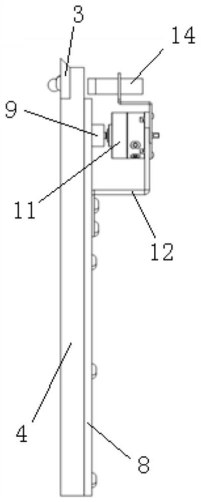 Visual discrimination cigarette automatic turning device