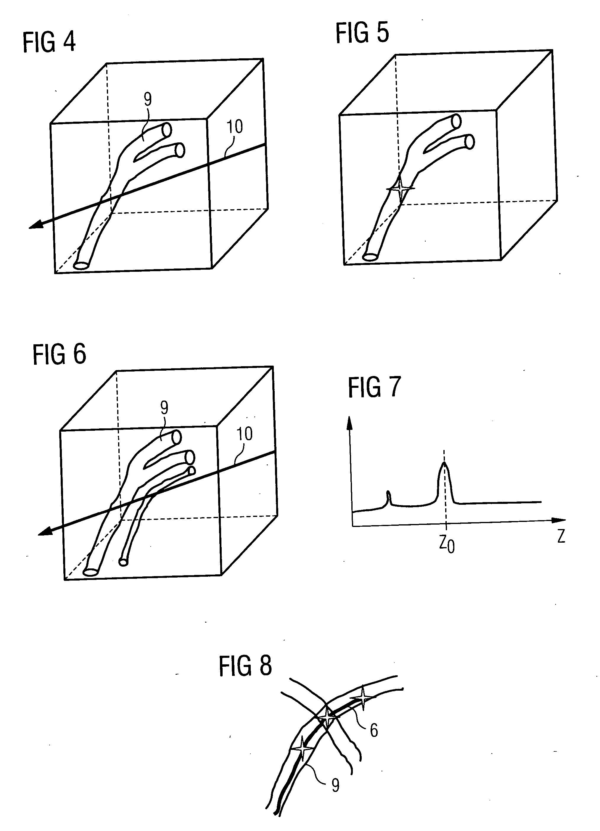 Method for determining the position of an instrument with an x-ray system