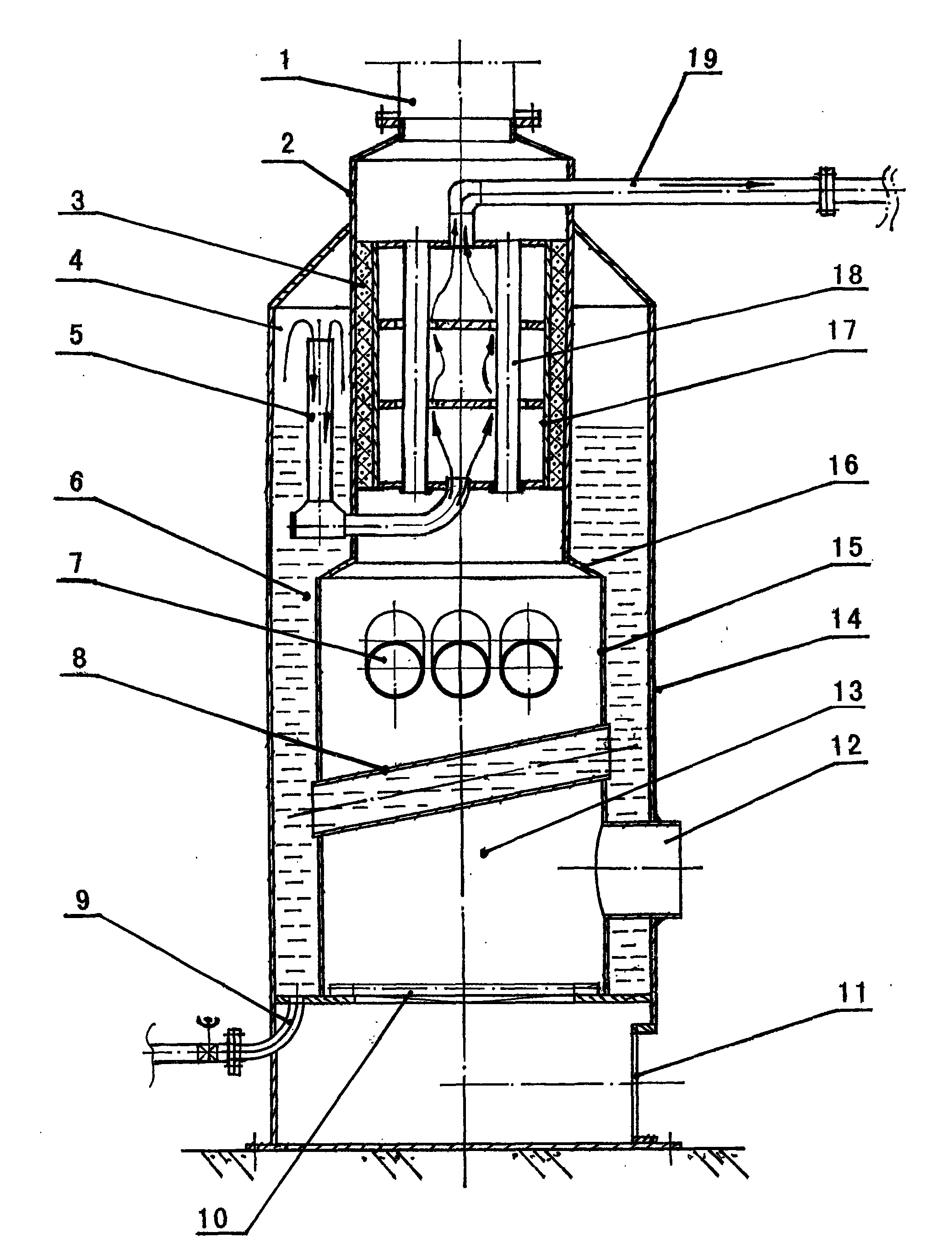 Micro-pressure high-temperature boiler