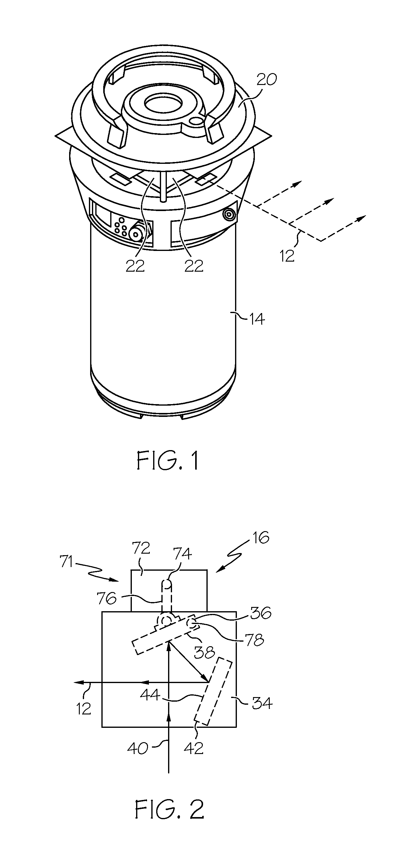 Laser transmitter and method