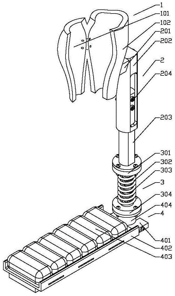 Tibial fracture adjustable-weight functional brace