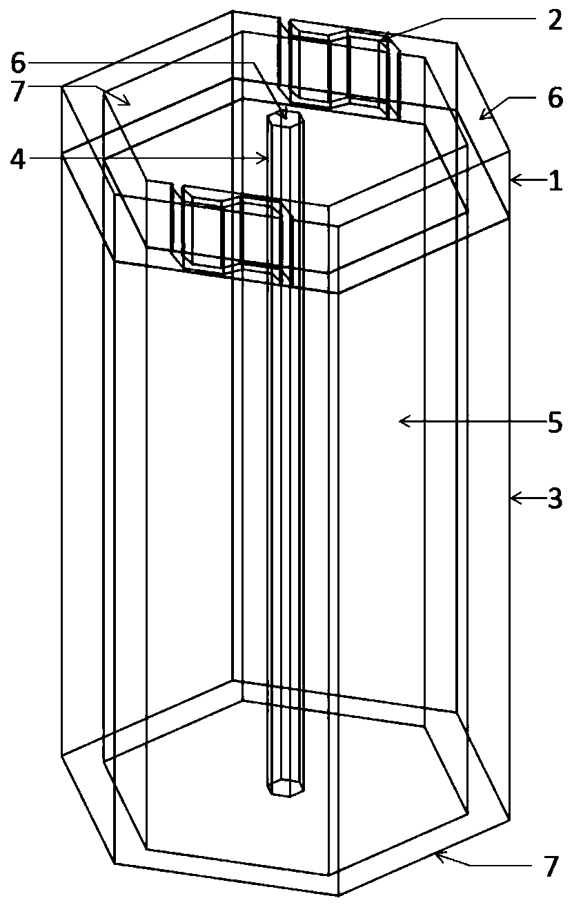 Hexagonal interlocked electrode three-dimensional silicon detector