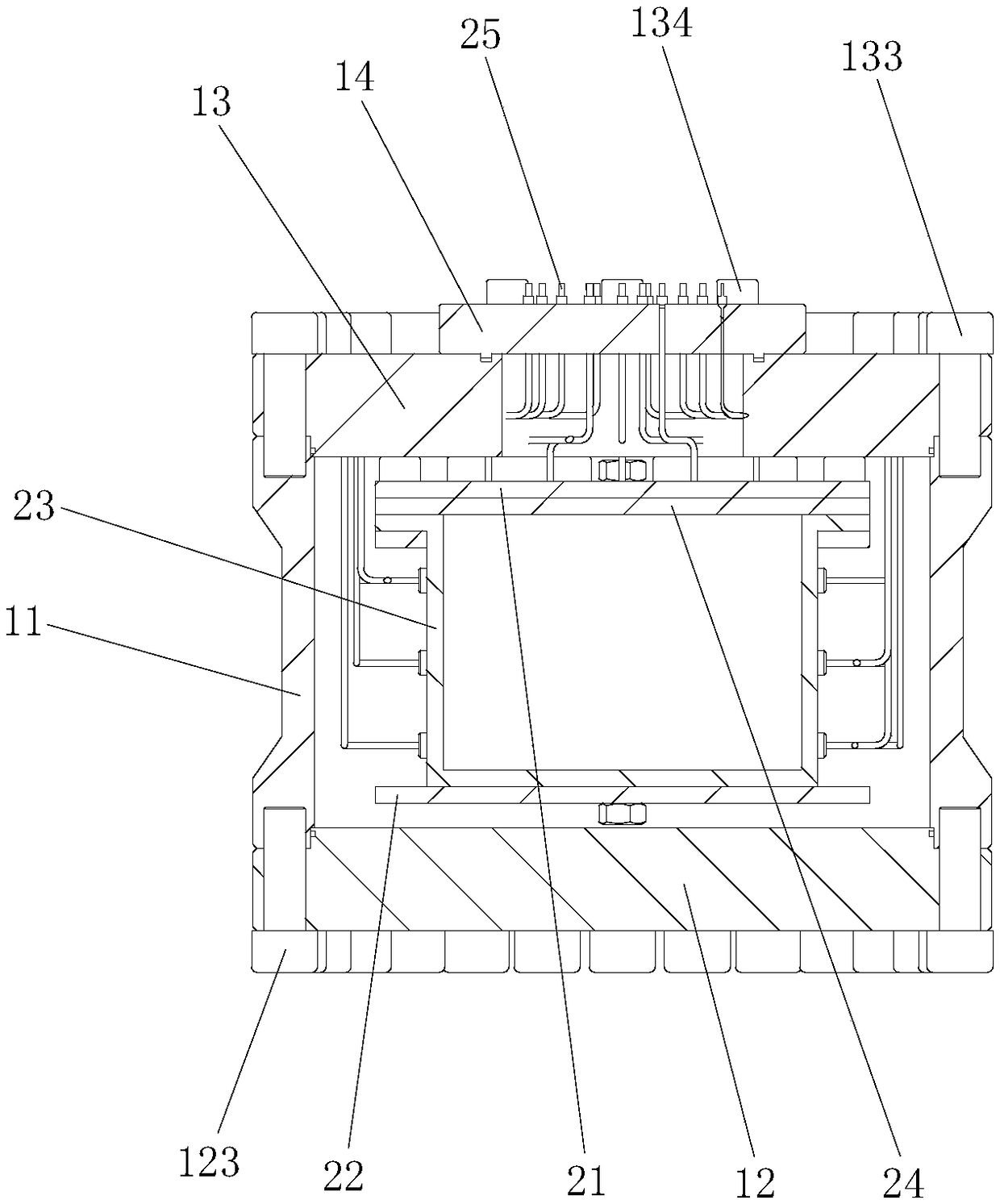 Multifunctional three-dimensional flowing simulation sealing device