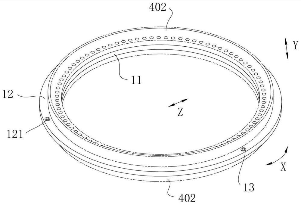 Anchoring device and tower