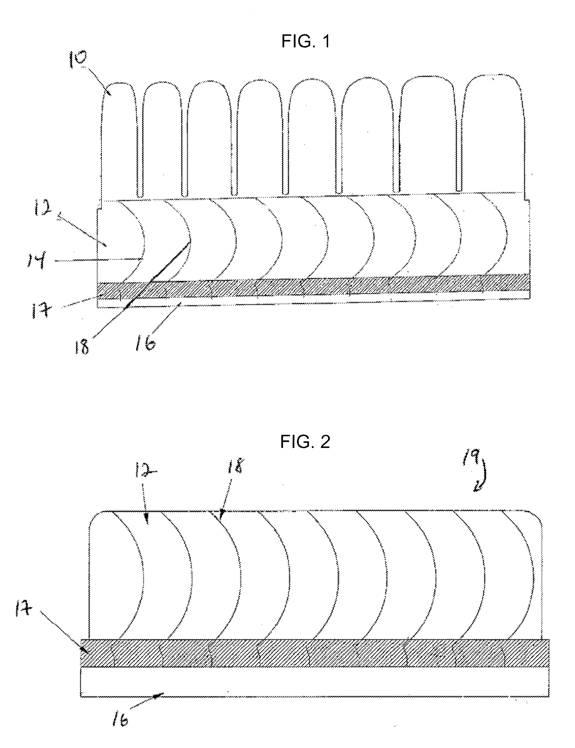 Method and product for attaining a french manicure using a dry nail appliqué