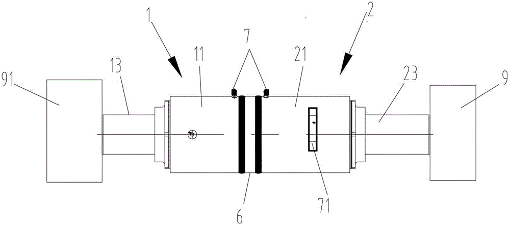 Track tensioning device, track walking mechanism and hydraulic excavator