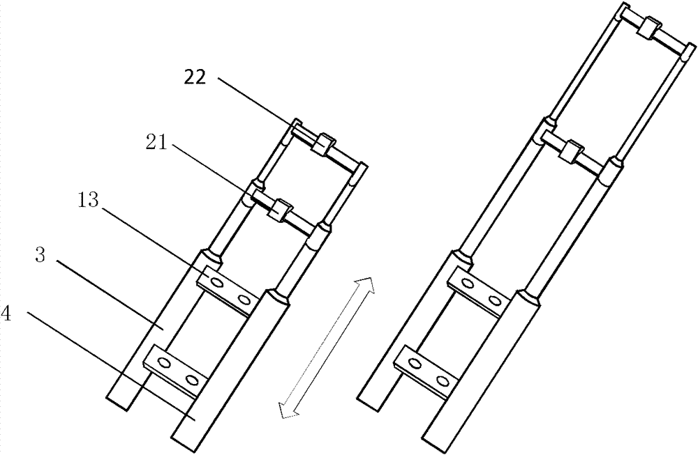 Retractable inflation-type wind energy umbrella sail device with double brackets