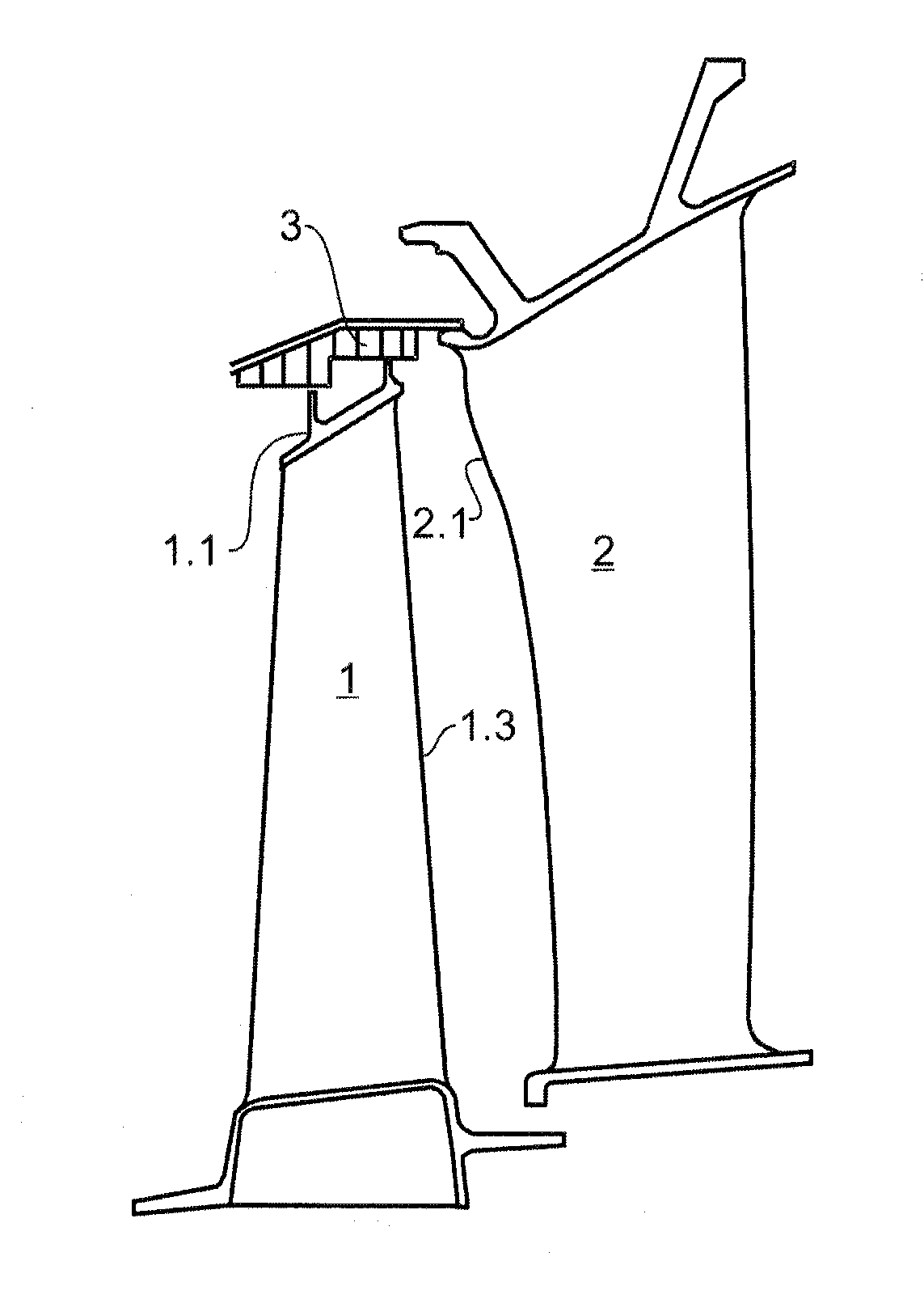 Gas turbine stage