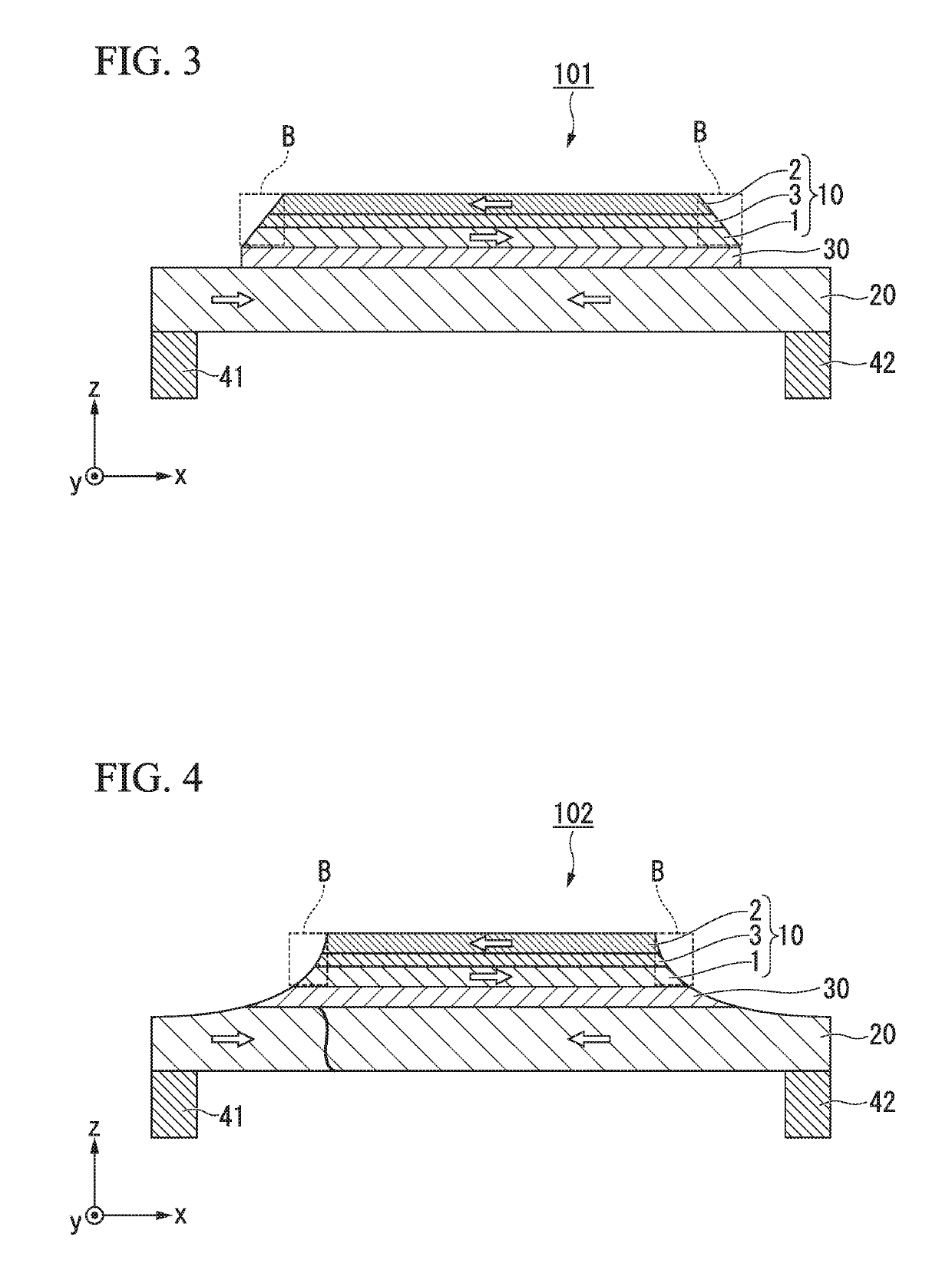 Magnetic domain wall displacement type magnetic recording element and magnetic recording array