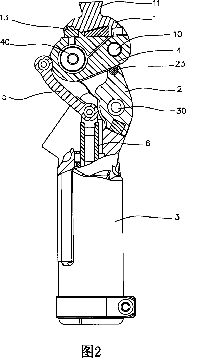 Impact resistant knee joint structure