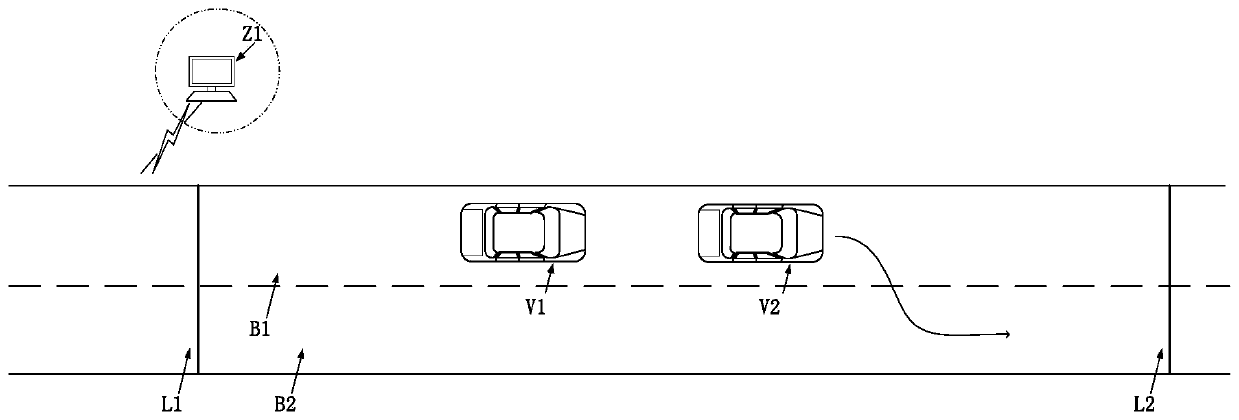 Unmanned vehicle cooperative driving capability test system and test method