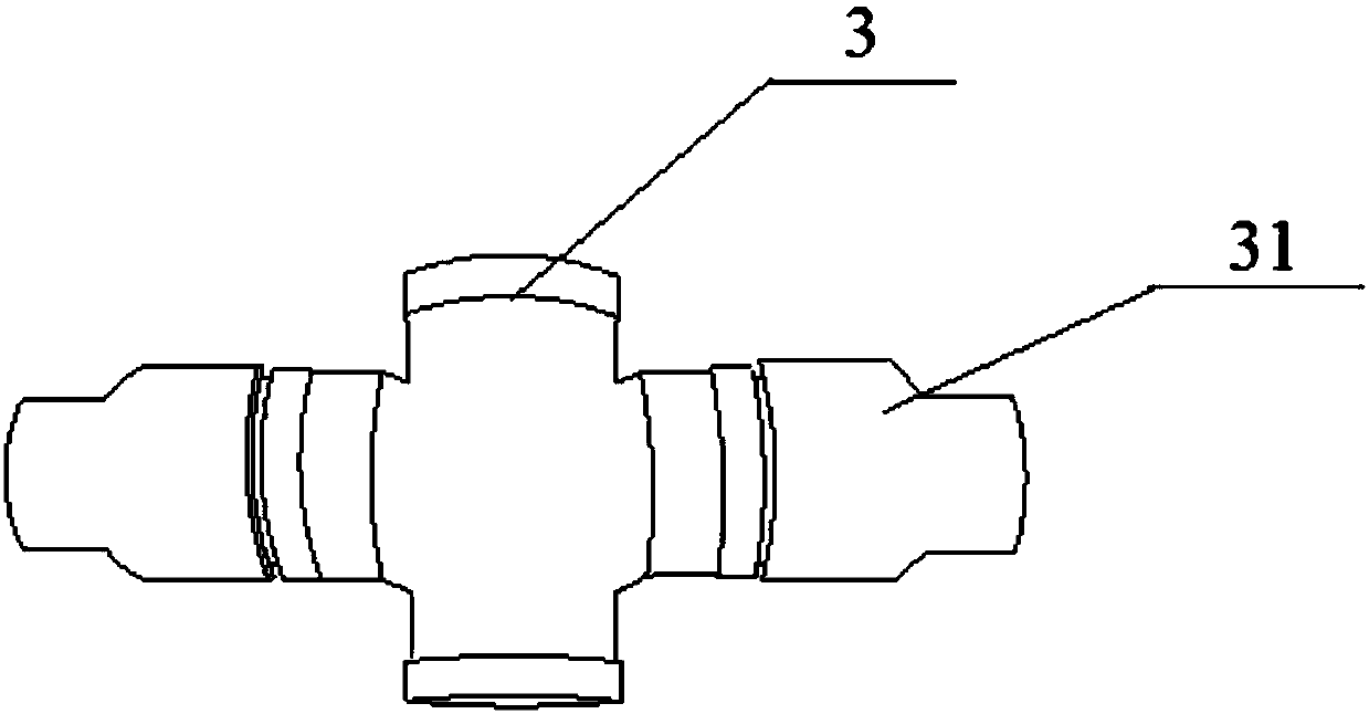 A modular construction method of water distribution system in cold storage tank