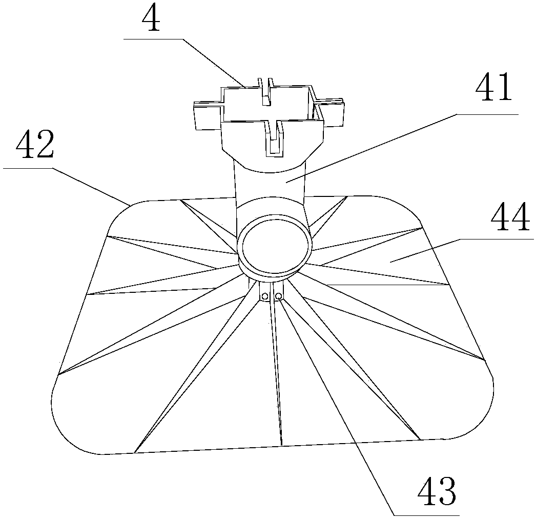 A modular construction method of water distribution system in cold storage tank