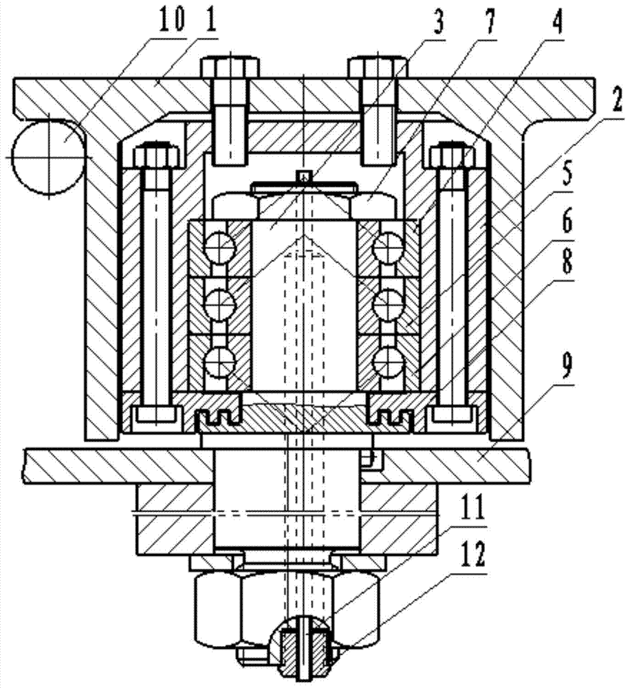 A horizontal loop guide roller device