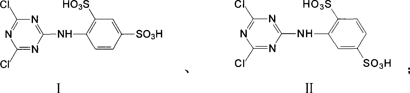 Process for producing hexa-sulphonic acid liquid fluorescent whitening agents