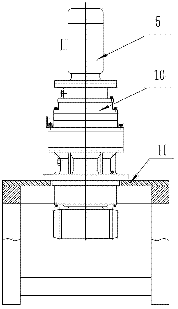 No-load test device for overturning of pitch-variable gearbox