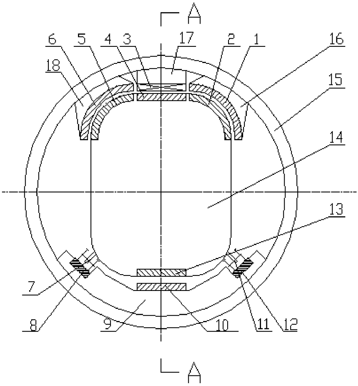 Pipeline type magnetic suspension train