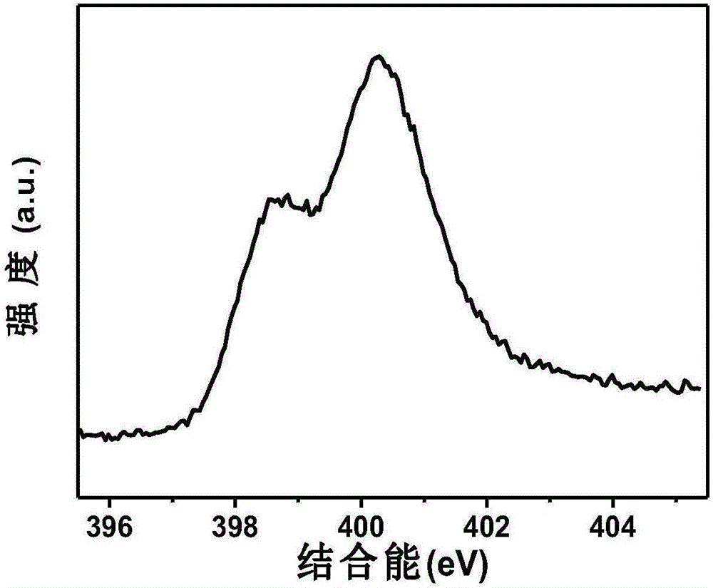 Nitrogen-doped three-dimensional bicontinuous porous structure ultrathin carbon layer and preparation method and application thereof