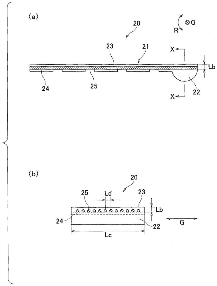 Blade member of impeller for paper conveying