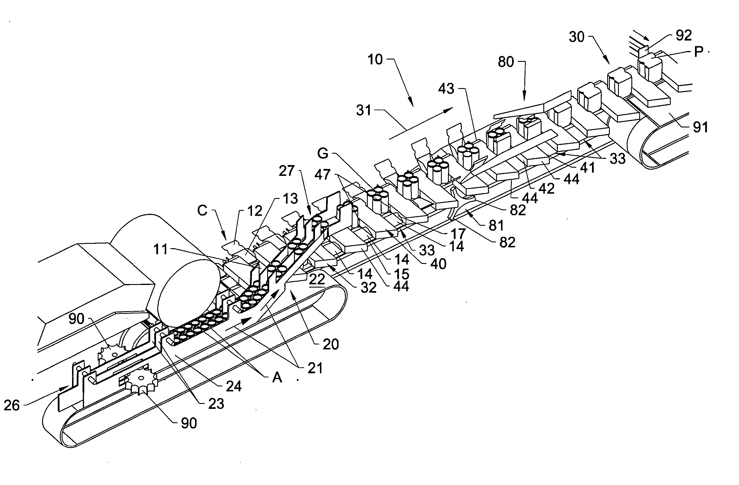 Continuous motion packaging system