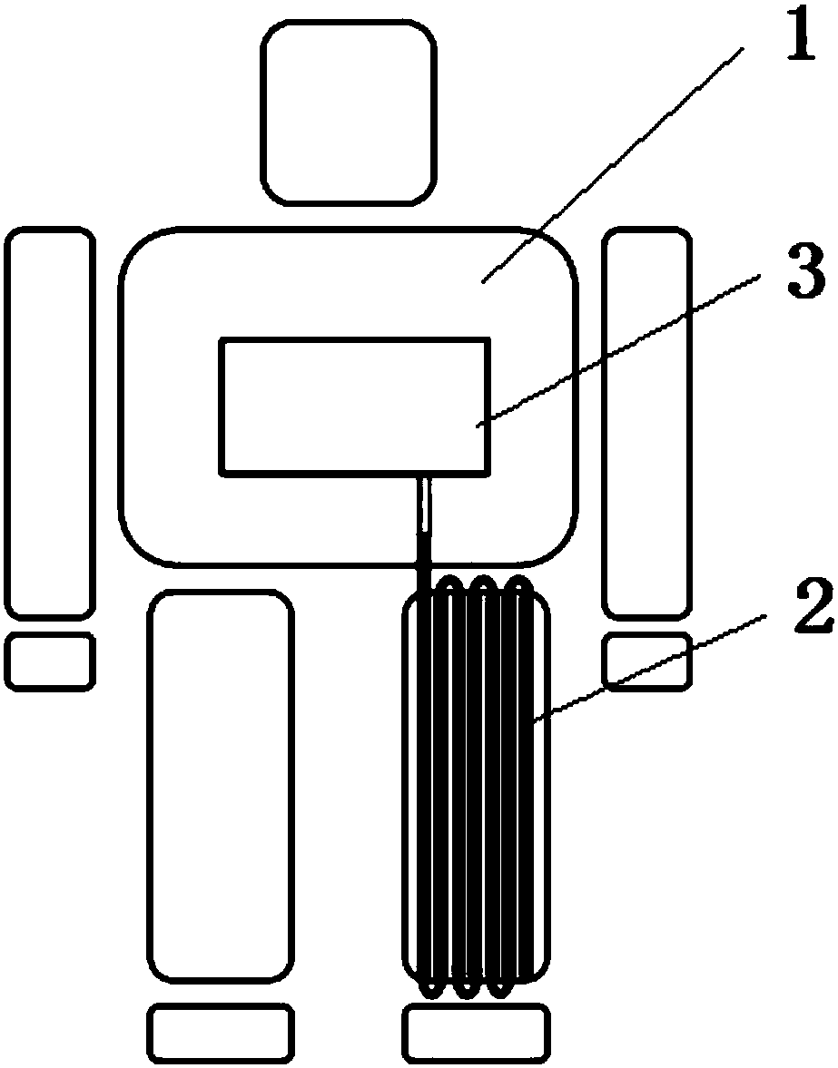 Robot bionic skin based on optical fiber sensing, positioning method of robot bionic skin and application of robot bionic skin