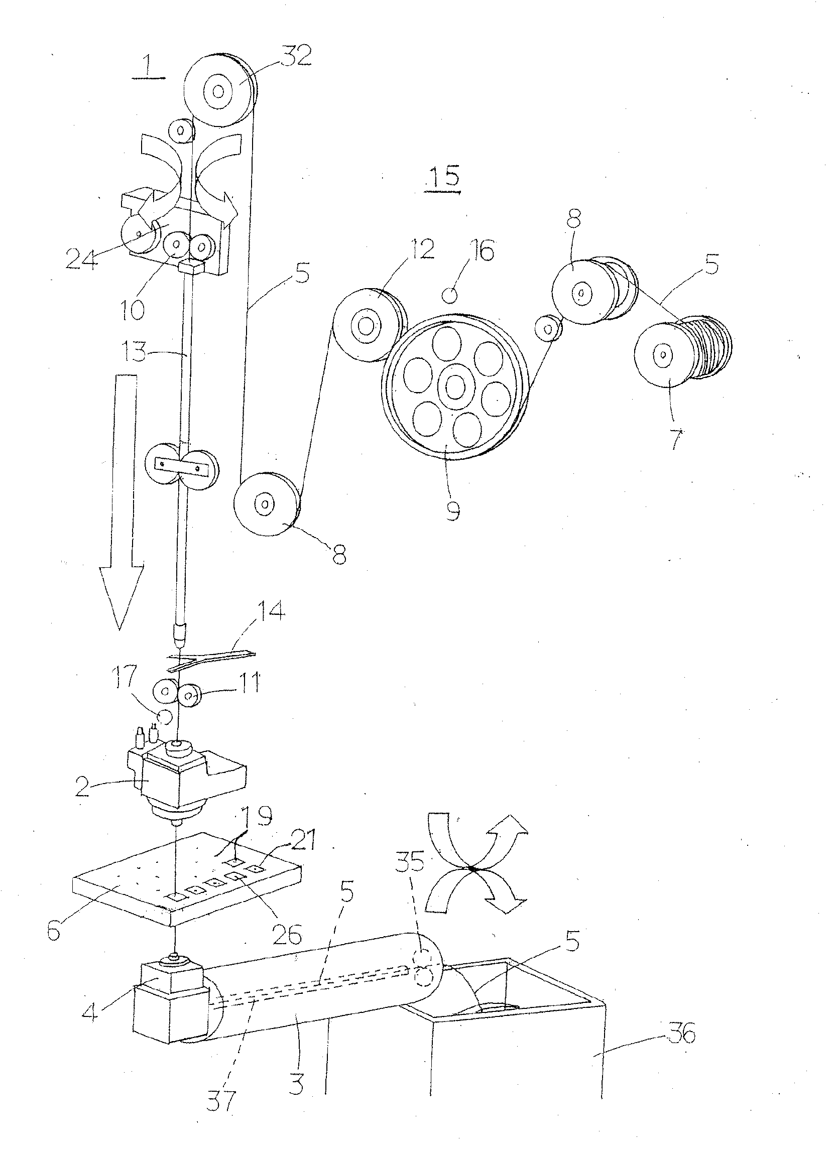 Method of cutting out part with making partially welded spots in wire-cut electrical discharge machining