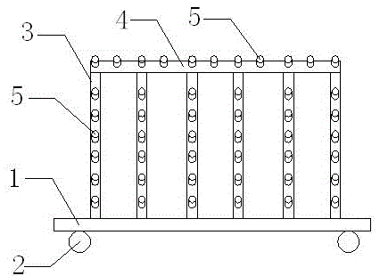 Yarn storage vehicle