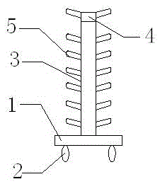 Yarn storage vehicle