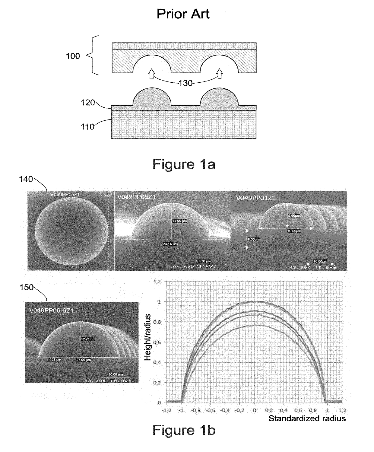 Method for producing patterns