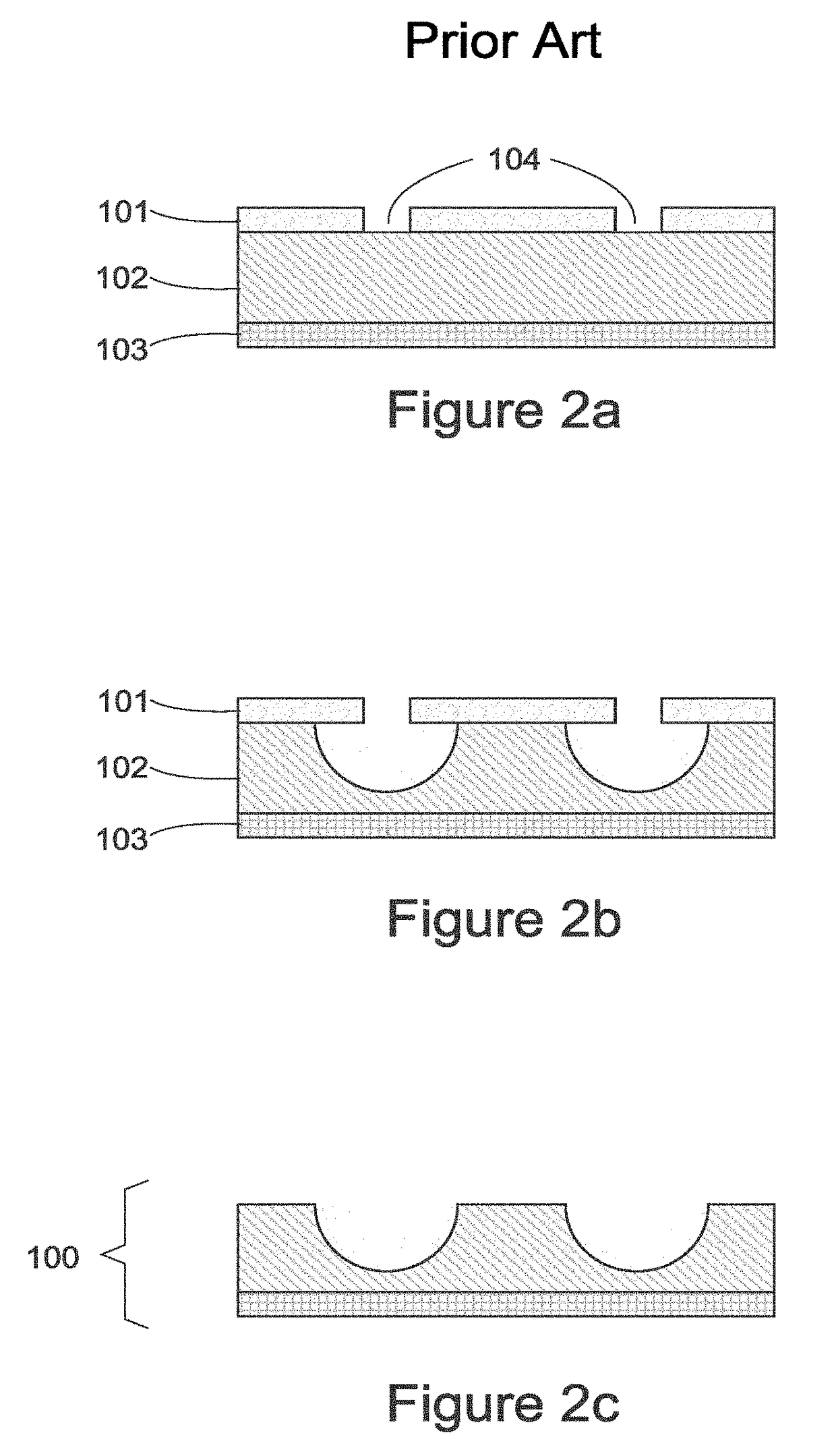 Method for producing patterns