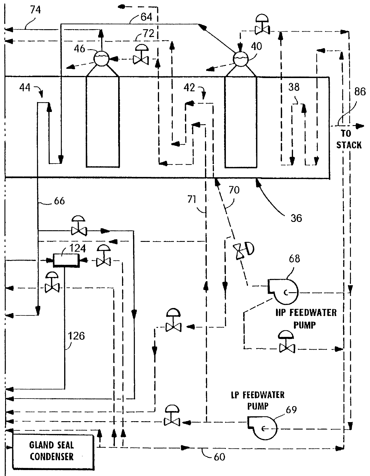 Combined cycle with steam cooled gas turbine