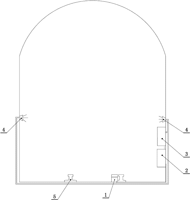 Pressure-sensitive triggered spraying device for mine cars