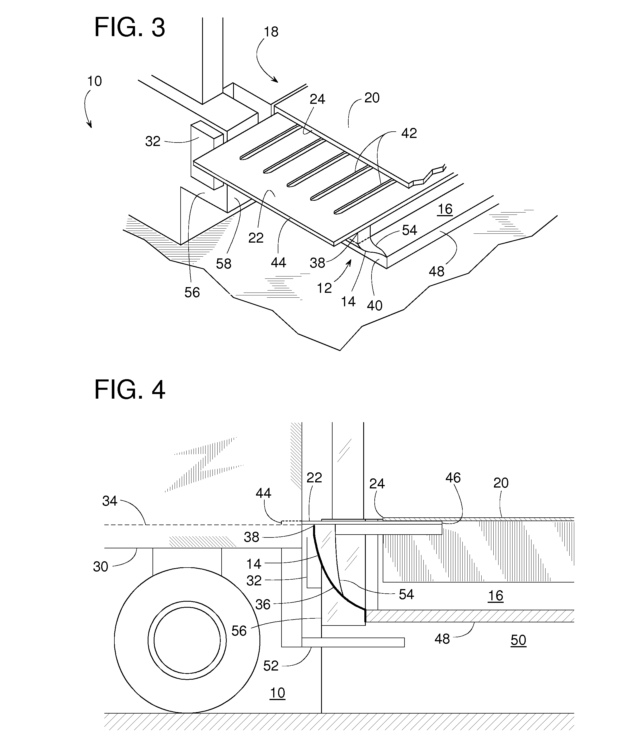 Weather shield for underneath a dock leveler with a translating lip